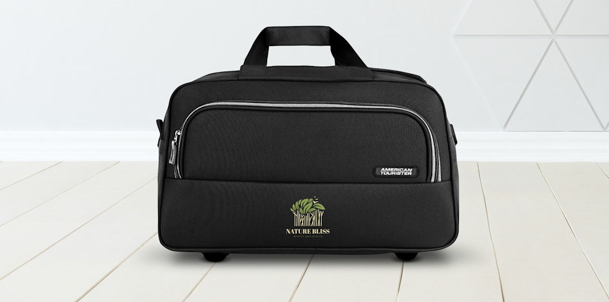 American tourister printed shop bags